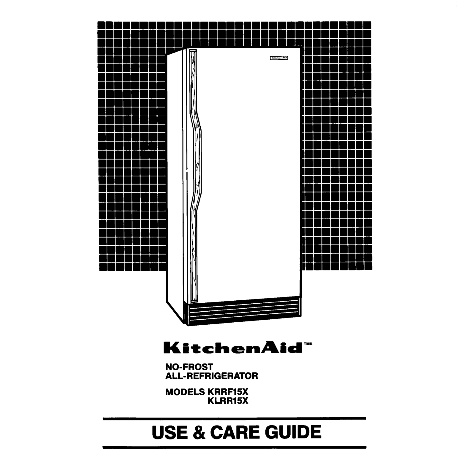 KitchenAid KRRF15X, KLRR15X Owner's Manual