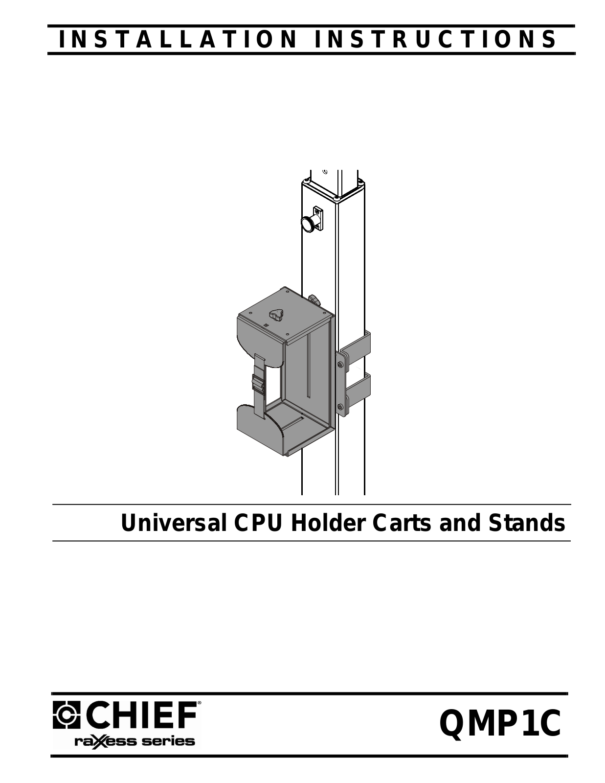 CHIEF QMP1C User Manual