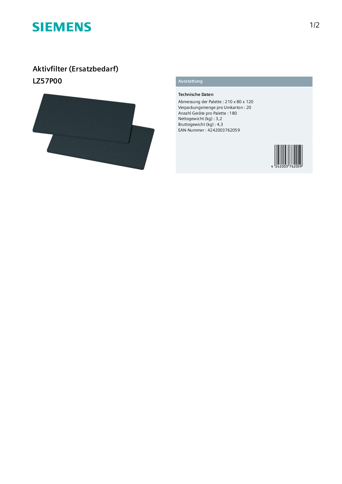 Siemens LZ57P00 User Manual