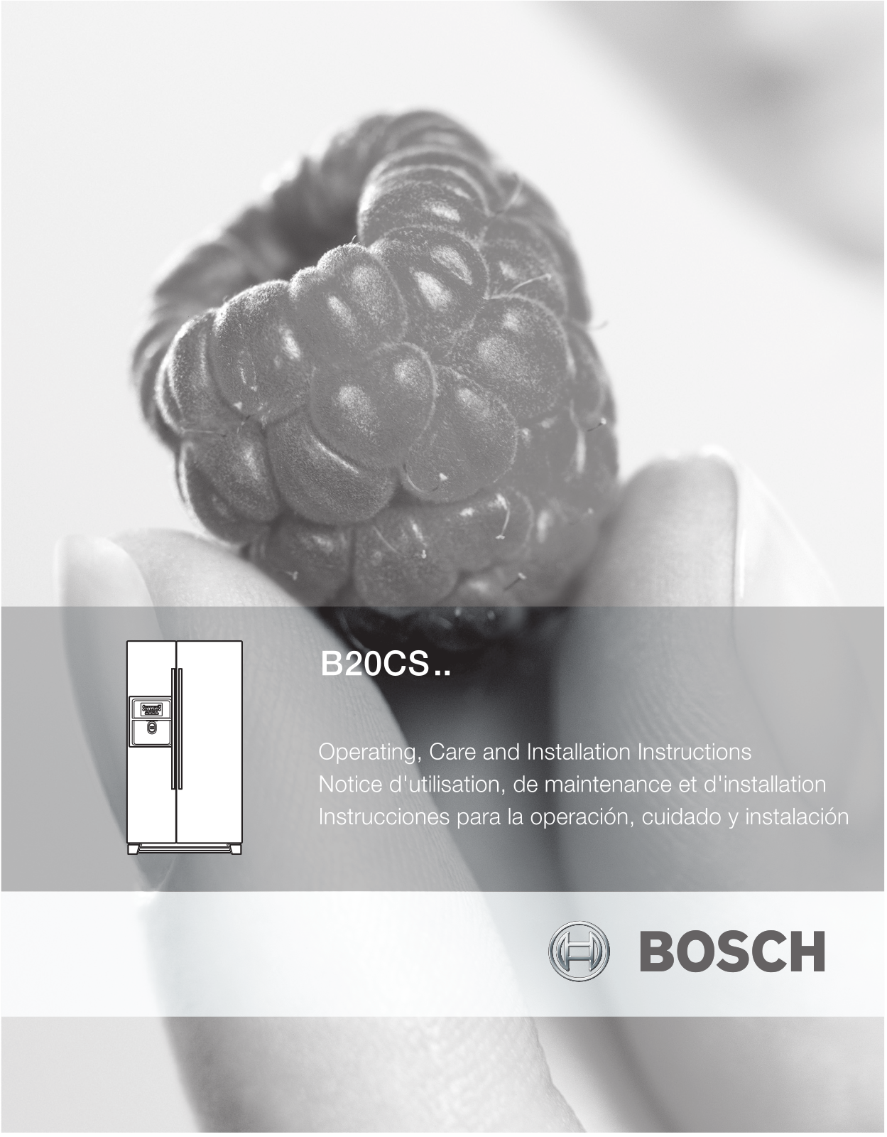 Bosch B20CS50SNS/01, B20CS81SNS/01, B20CS81SNS/02, B20CS50SNS/02 Owner’s Manual