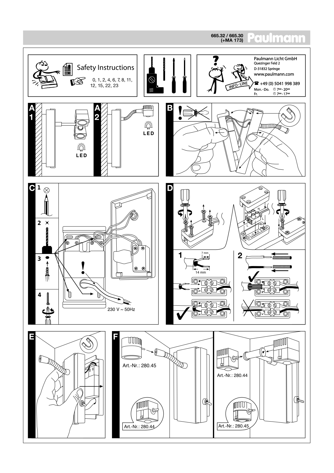 Paulmann 66532, 66530 Safety instructions - ManualMachine.com
