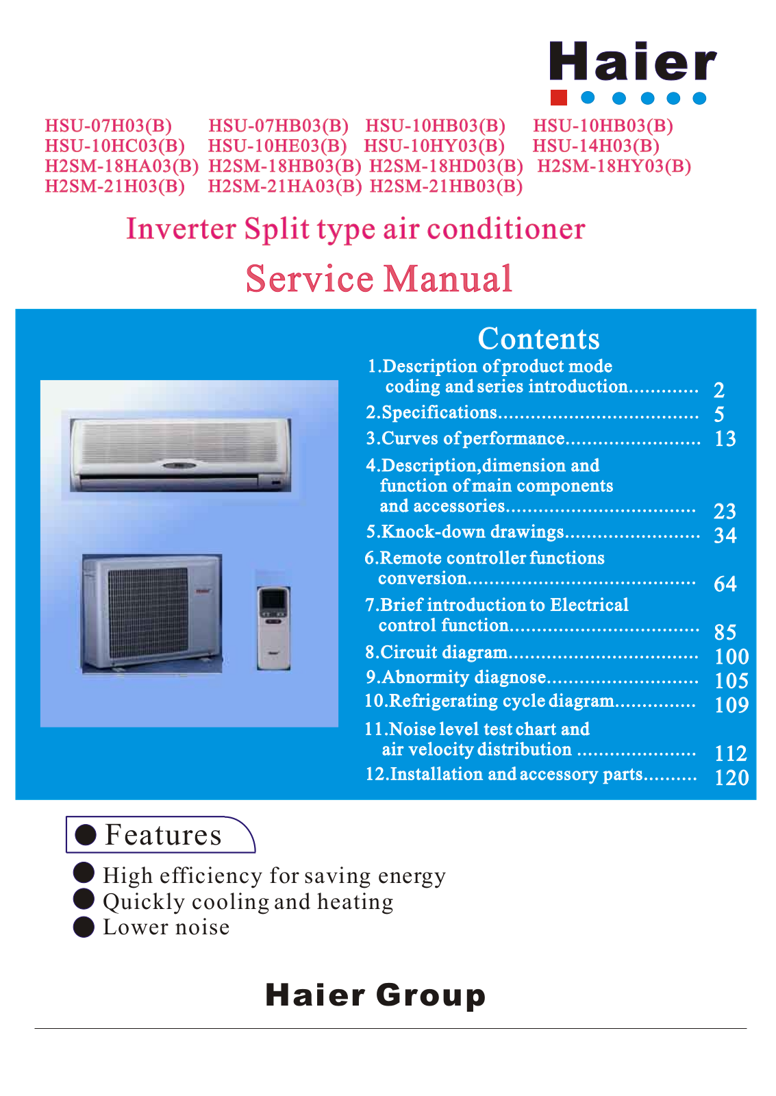 Haier HSU-10HB03 B Schematic