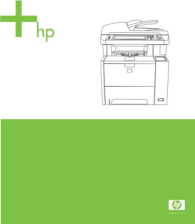 HP M3035XS, M3027X, M3027 MFP User Manual