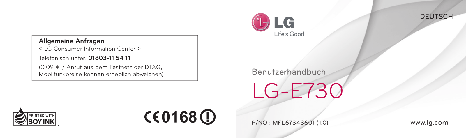 LG LGE730 User guide