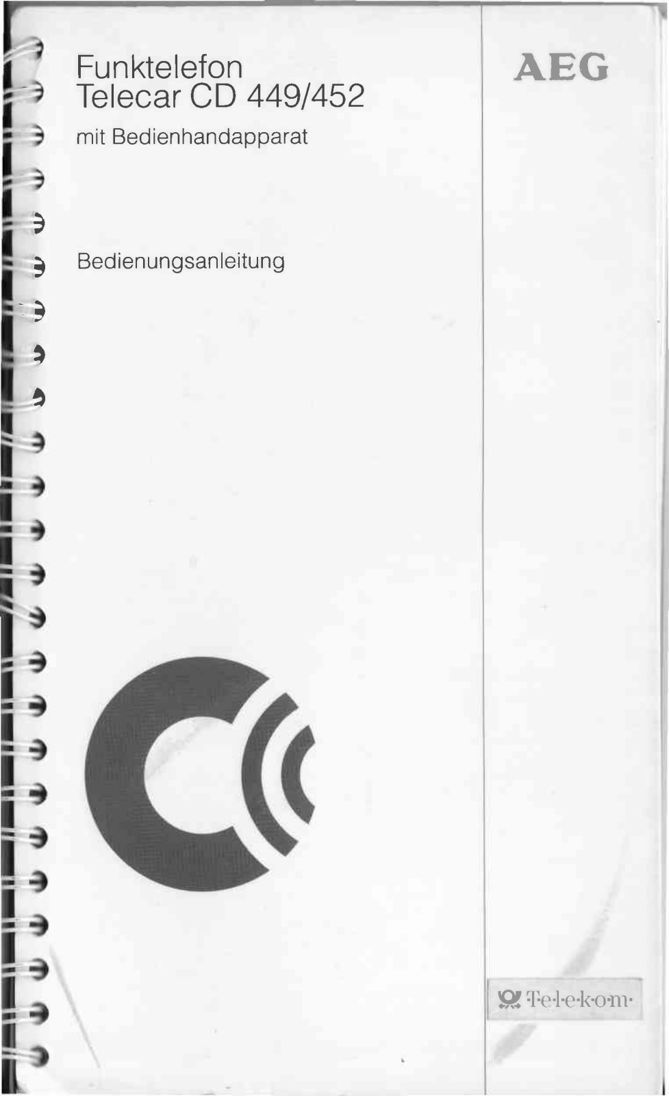 AEG Telecar CD 449 User guide - ManualMachine.com
