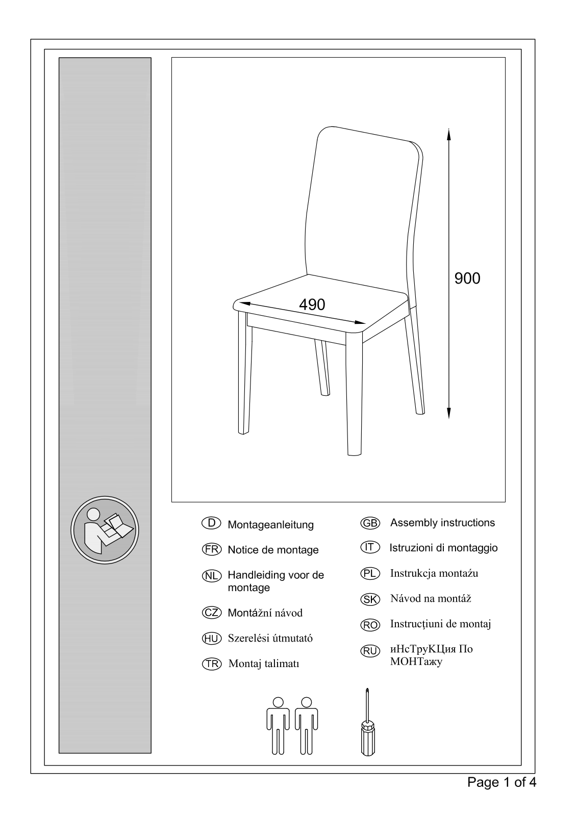 Home affaire Kuno Assembly instructions