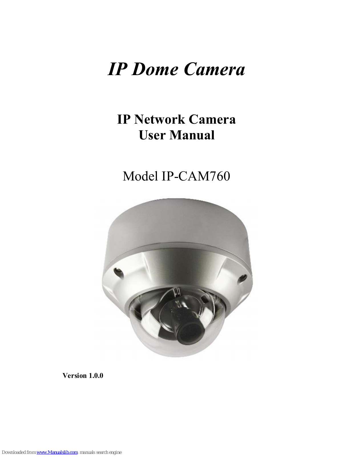 System Q IP-CAM760 User Manual