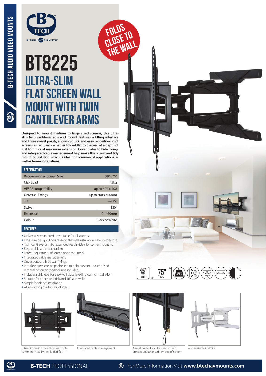 B-TECH BT8225/B Datasheet