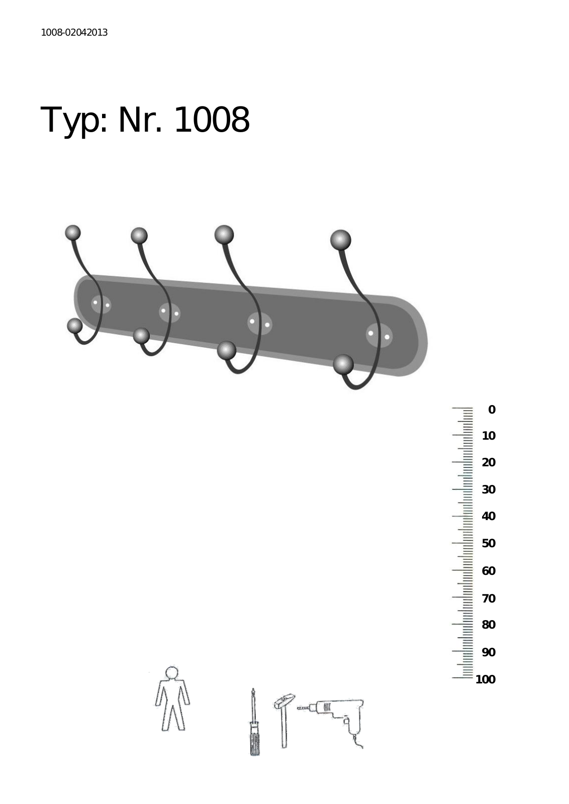 Home affaire Hakenleiste Assembly instructions