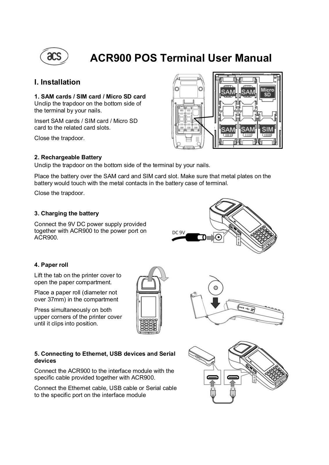 Advanced Card Systems ACR900 Users Manual