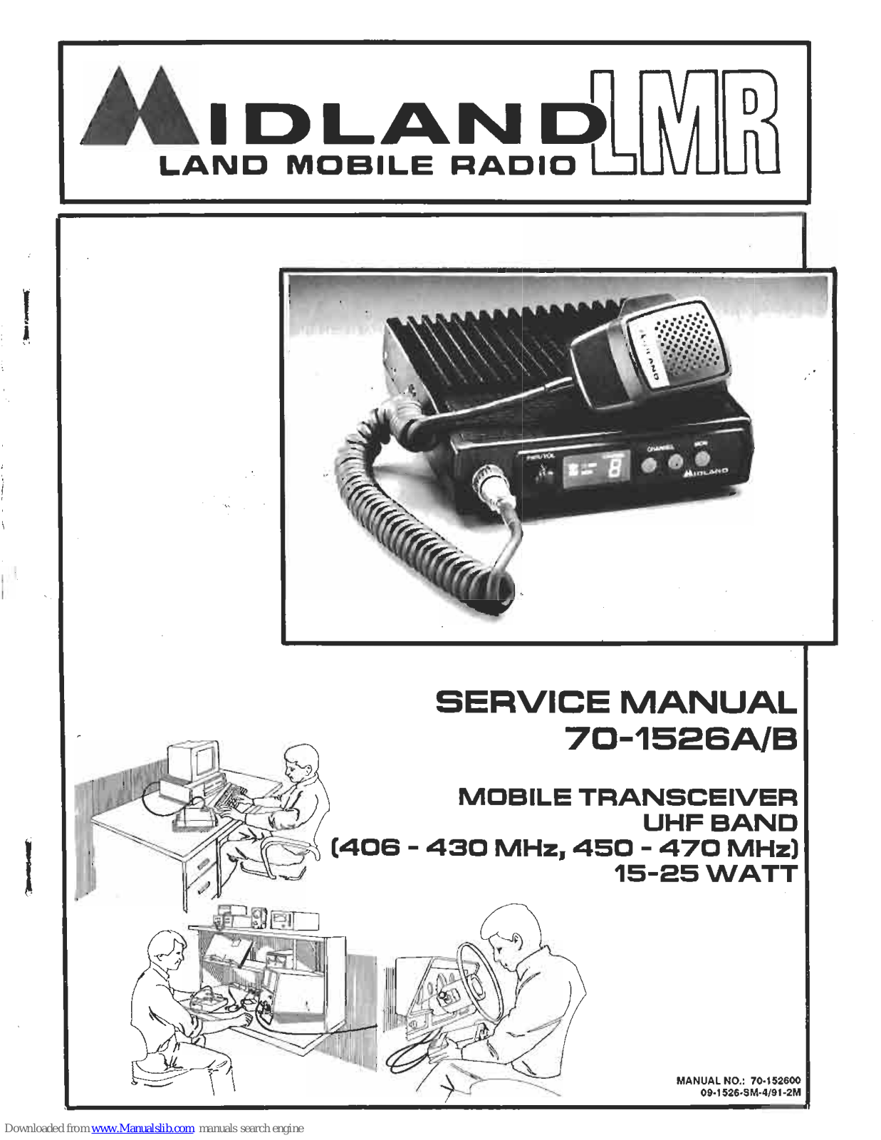 Midland 70-1526A/B Service Manual