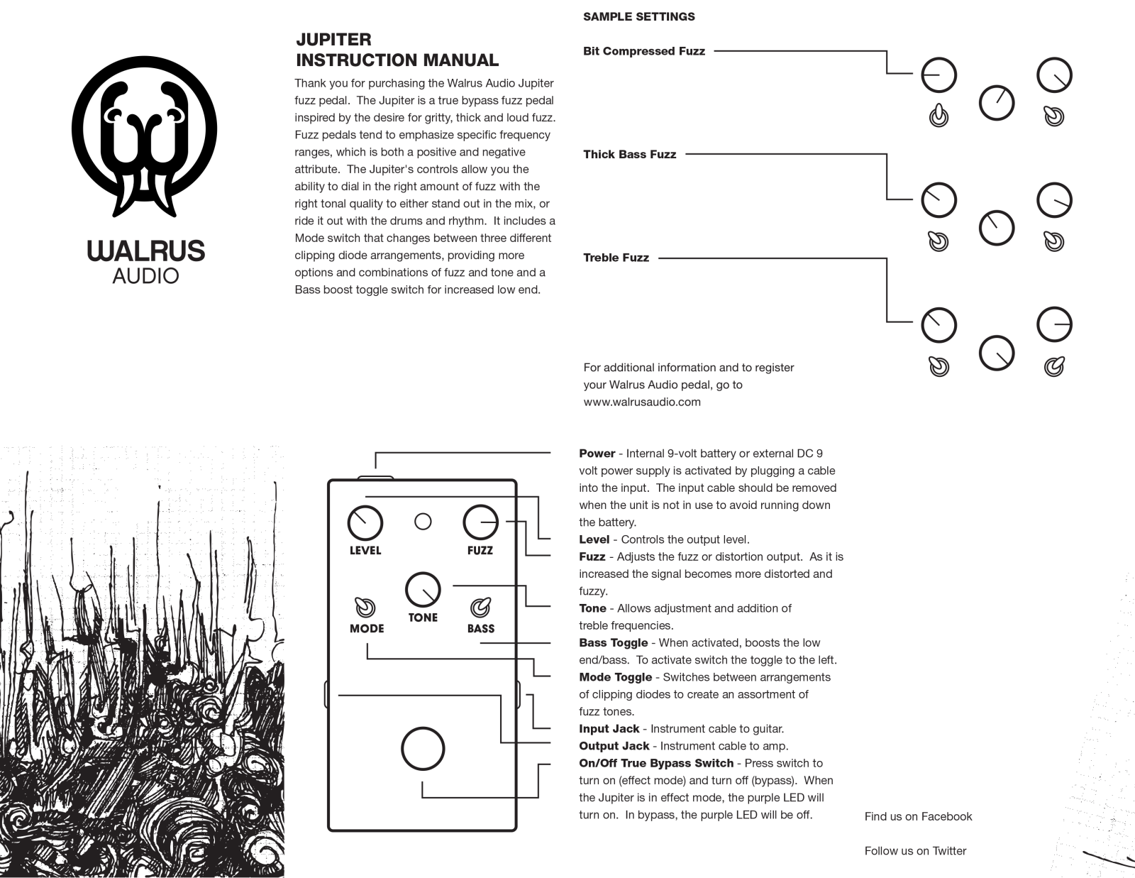 Walrus Audio Jupiter Instruction Manual