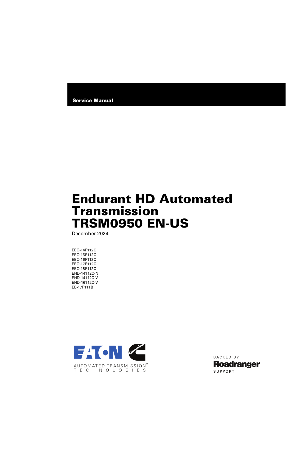 Eaton TRSM0950 Service Manual