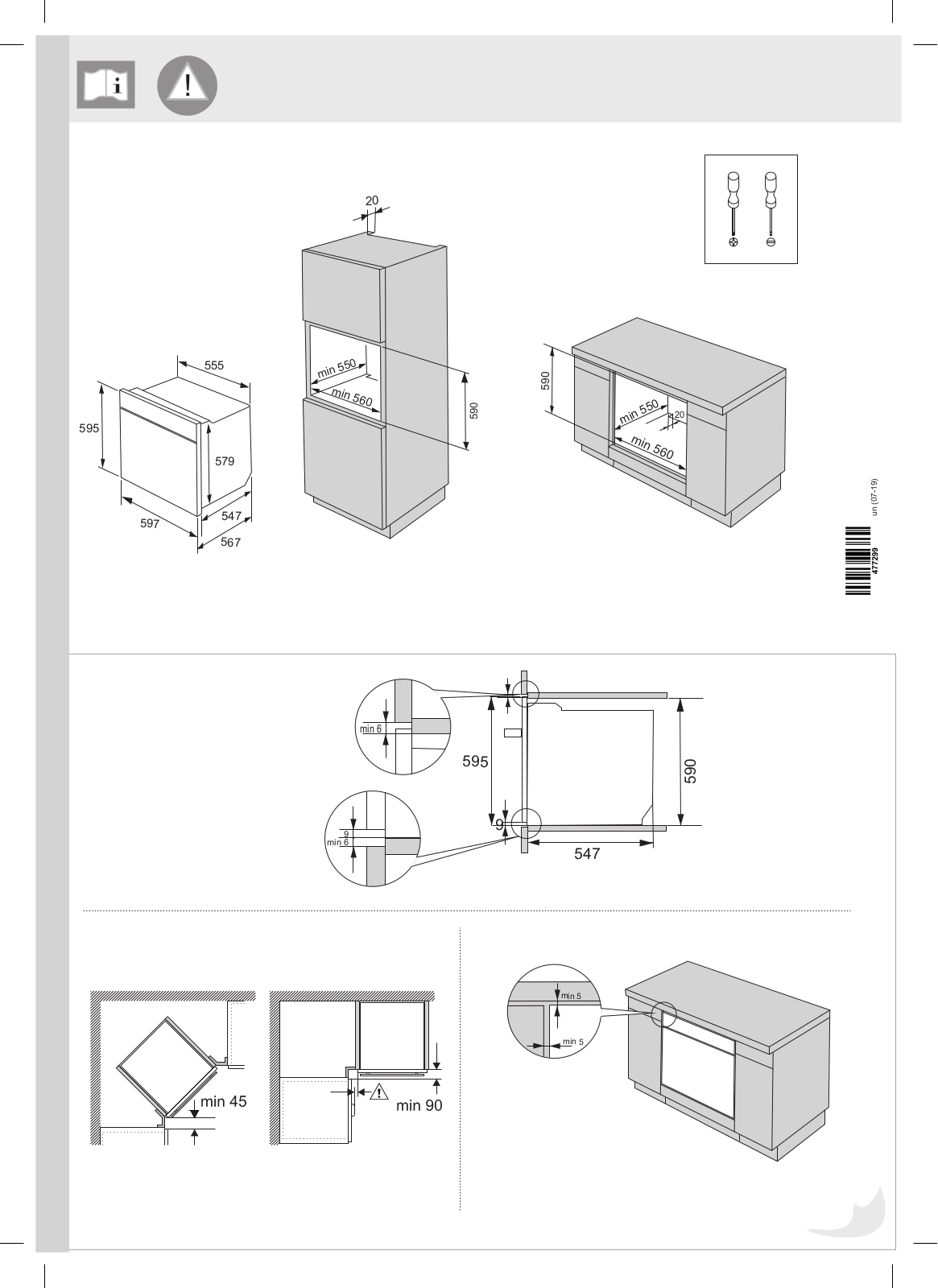 Gorenje BO758A23BG, BO735E20BG-M, BO7530CLB, BO7530CLI User Manual