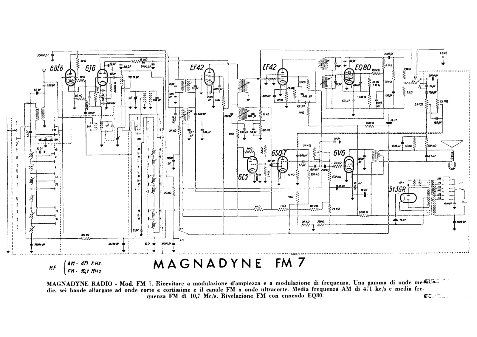 Magnadyne fm7 schematic - ManualMachine.com