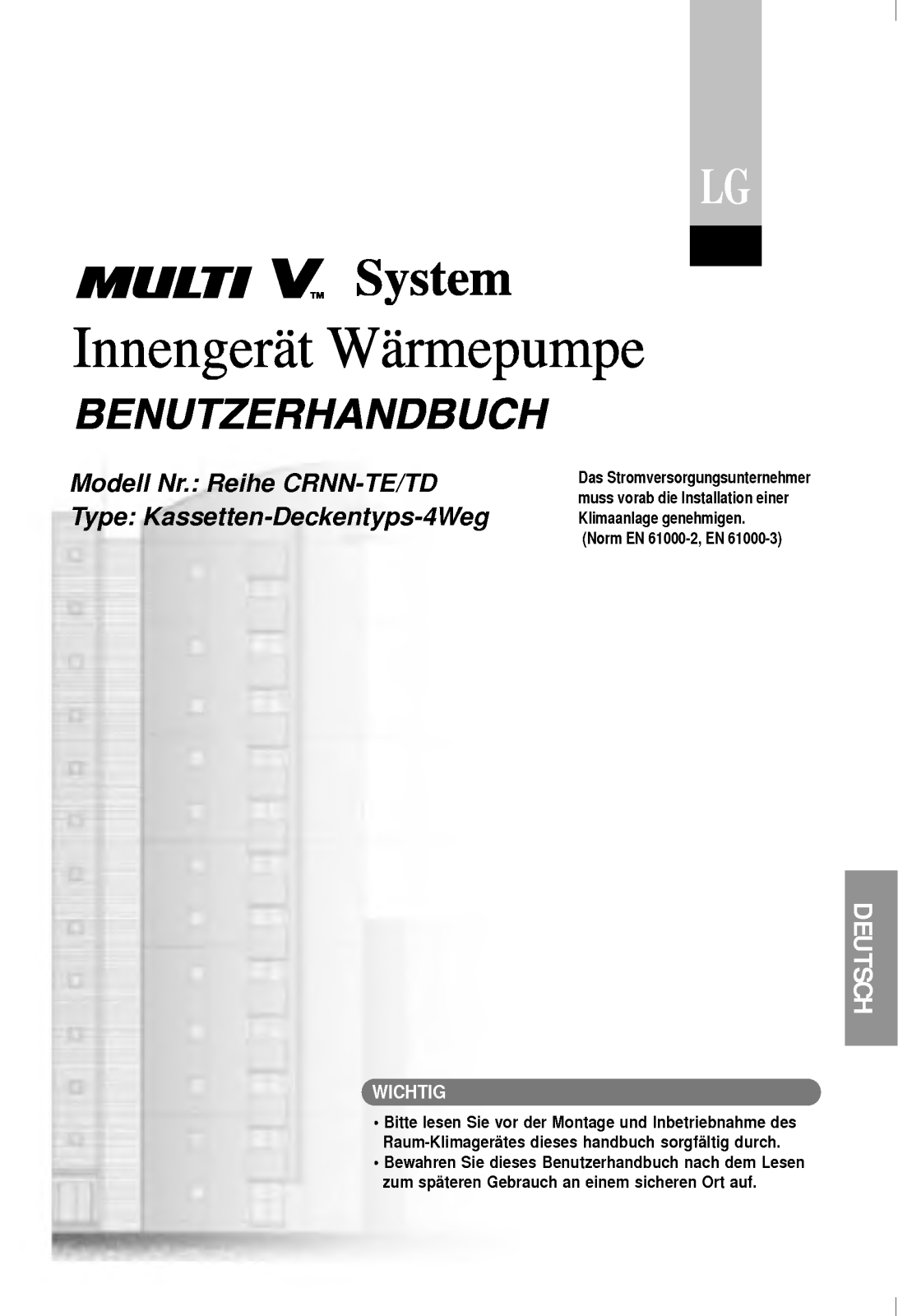 Lg CRNN486TDA0, CRNN366TDA0 User Manual