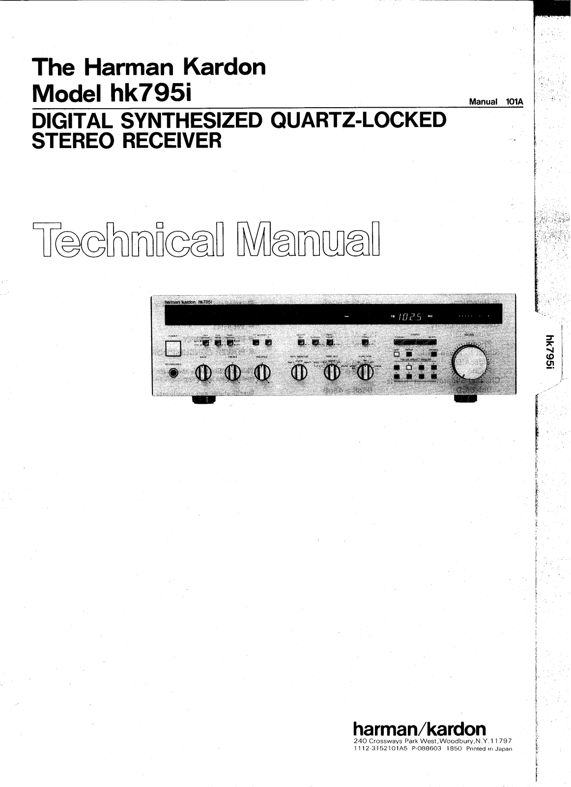 Harman Kardon HK-795-I Service manual