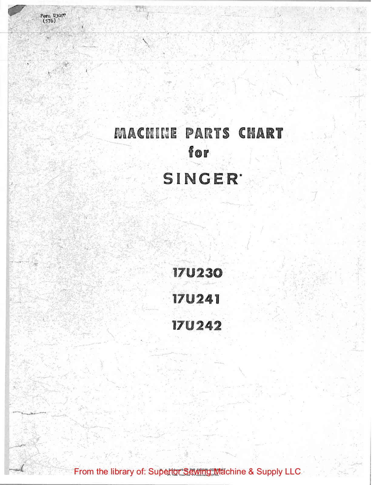 Singer 17U230, 17241, 17242 User Manual - ManualMachine.com