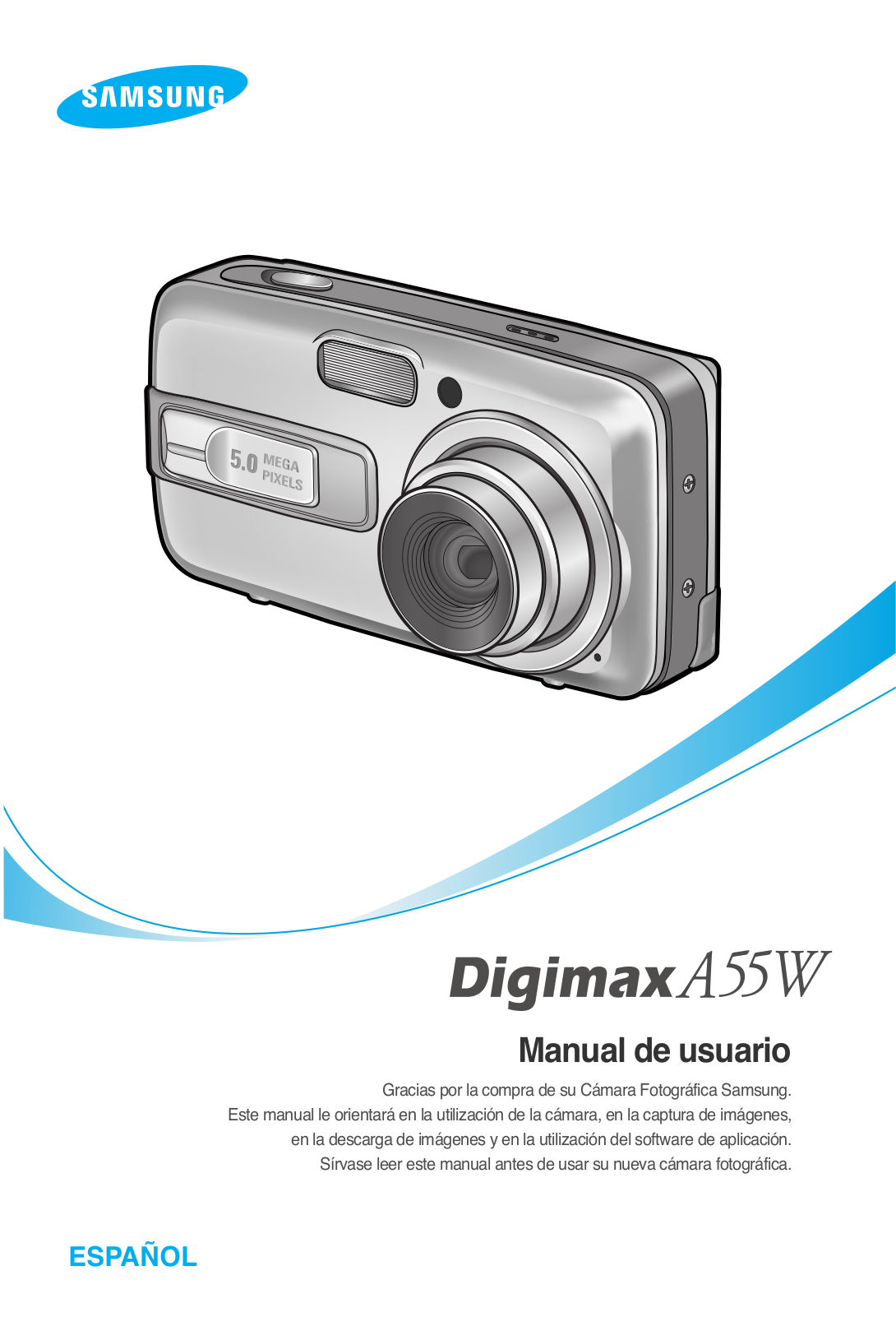 Samsung DIGIMAX A55W User Manual