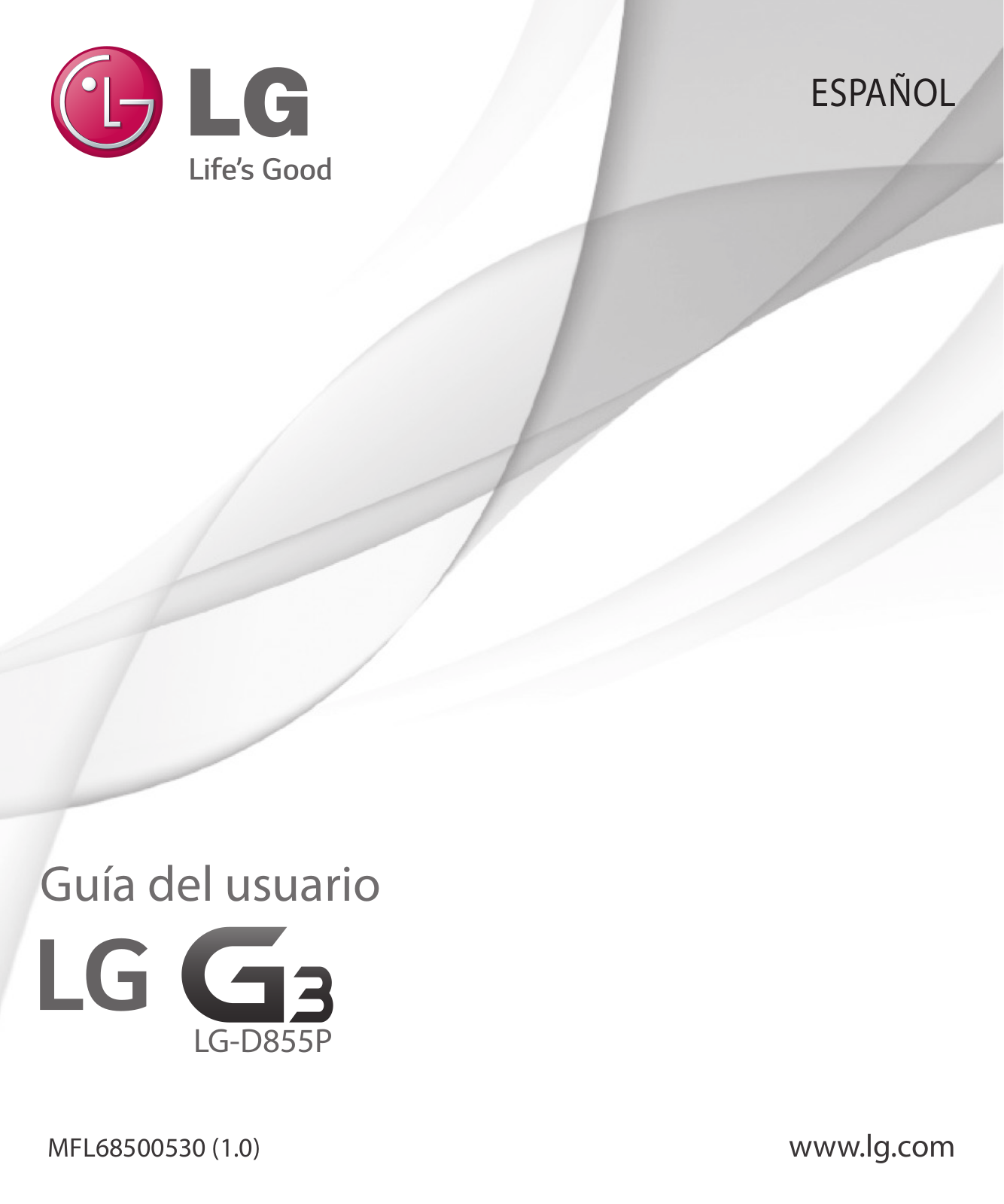 LG LGD855P Owner's manual