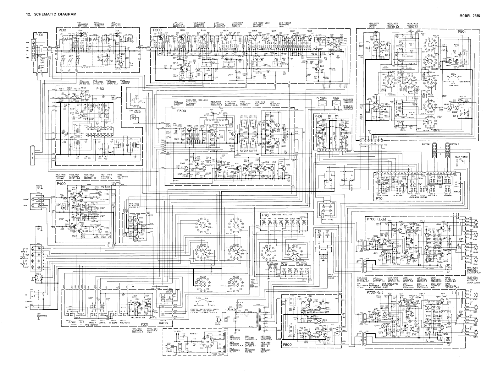 Marantz 2285 Schematic