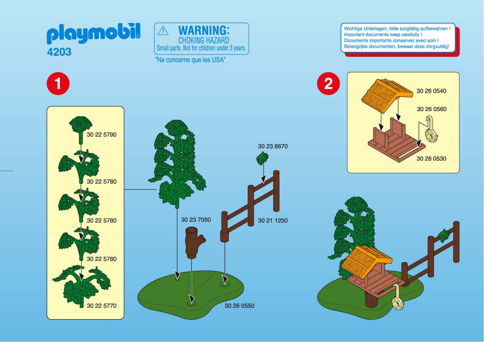 Playmobil 4203 Instructions