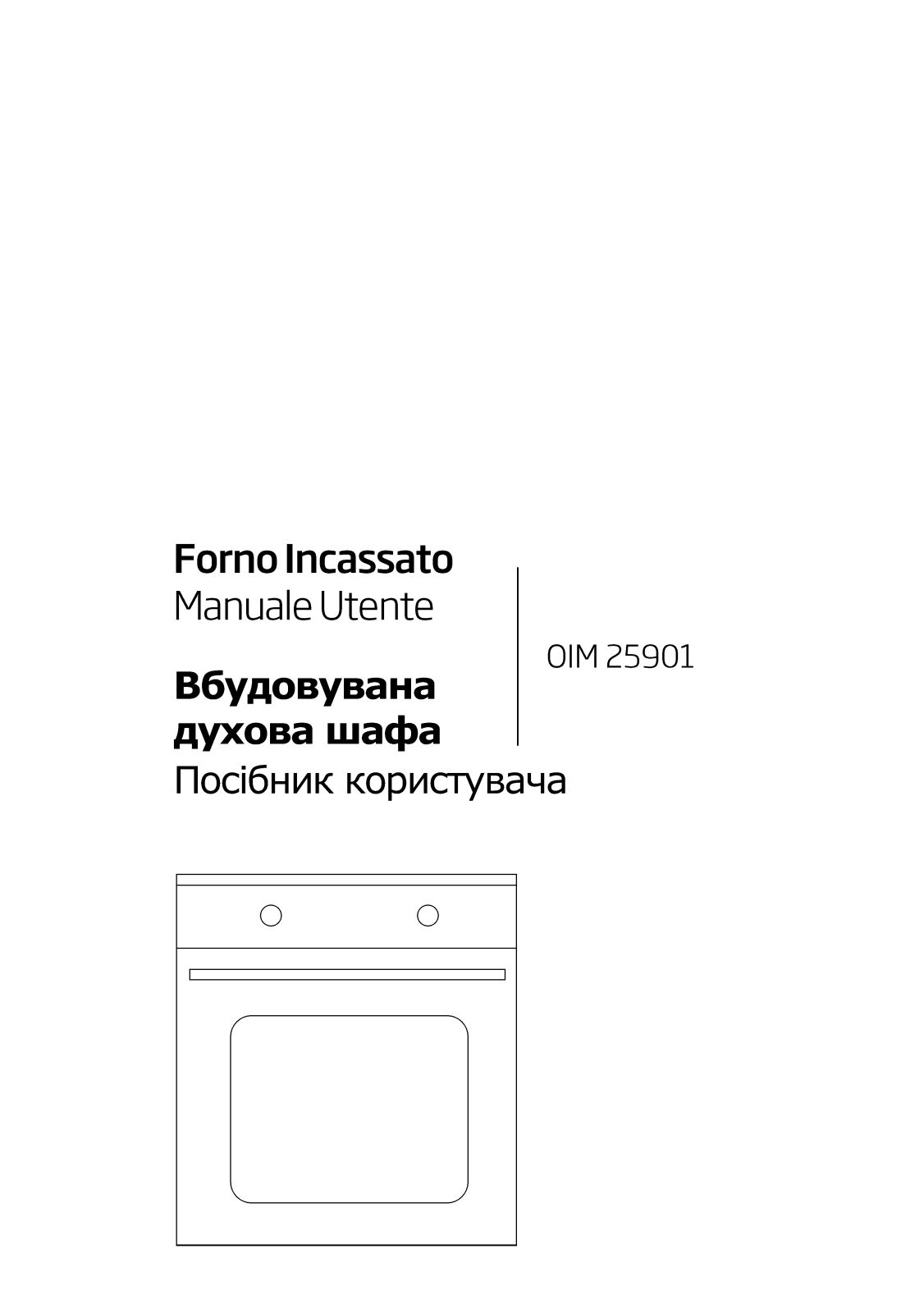 Beko OIM25901 User manual