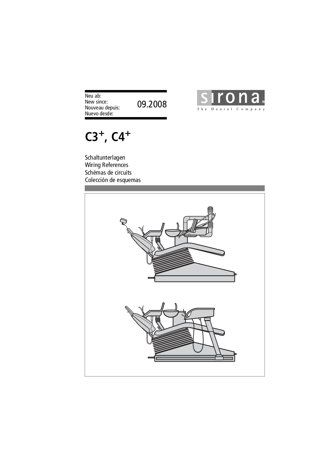 Sirona C4+, C3+ Wiring diagrams