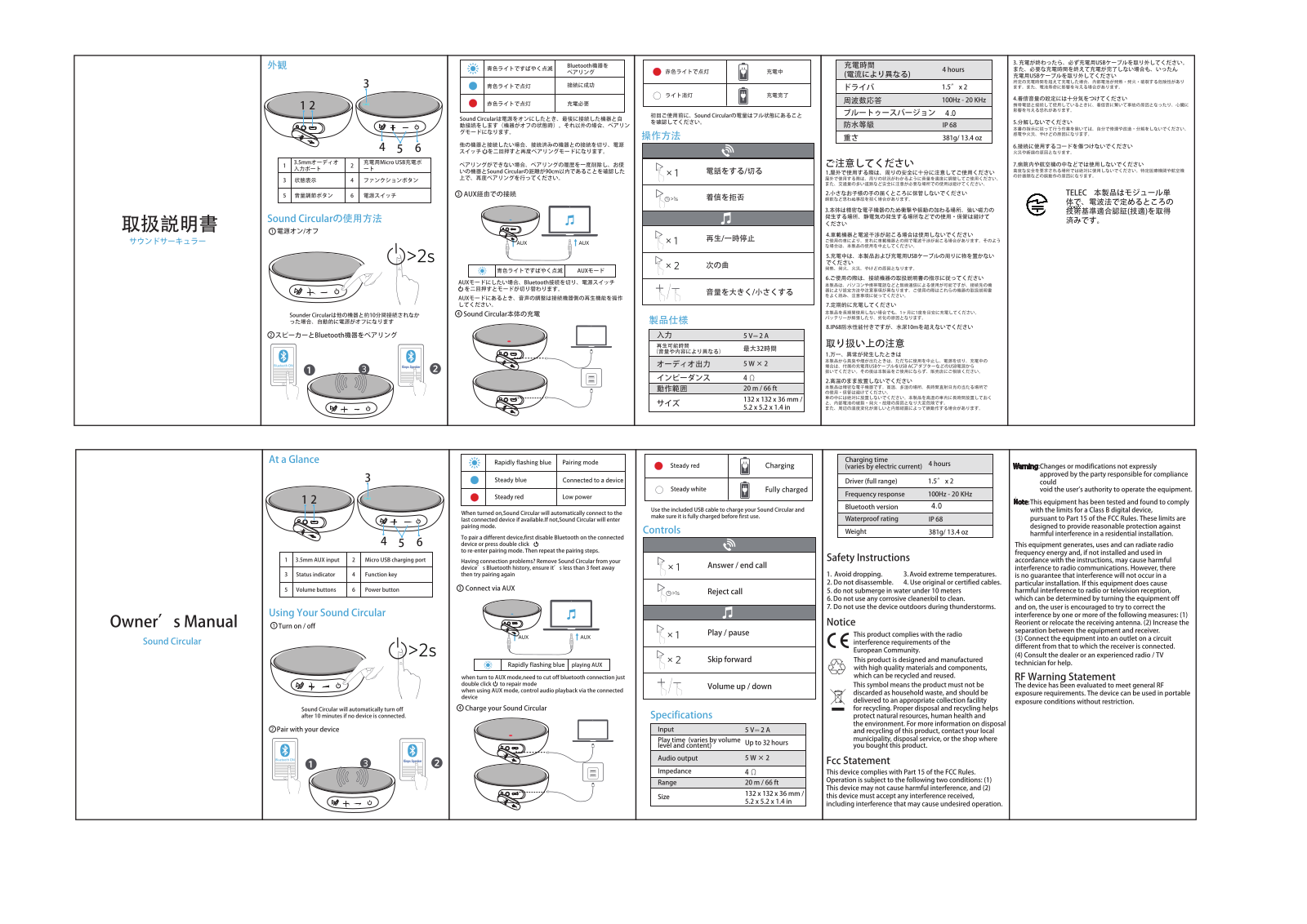 Qinps Technology BTSC001 User Manual