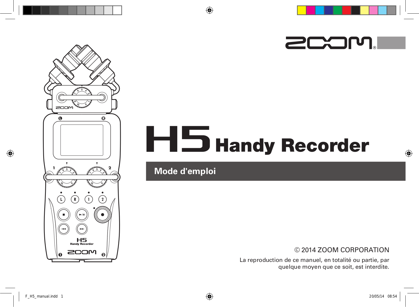 ZOOM H5 User Manual