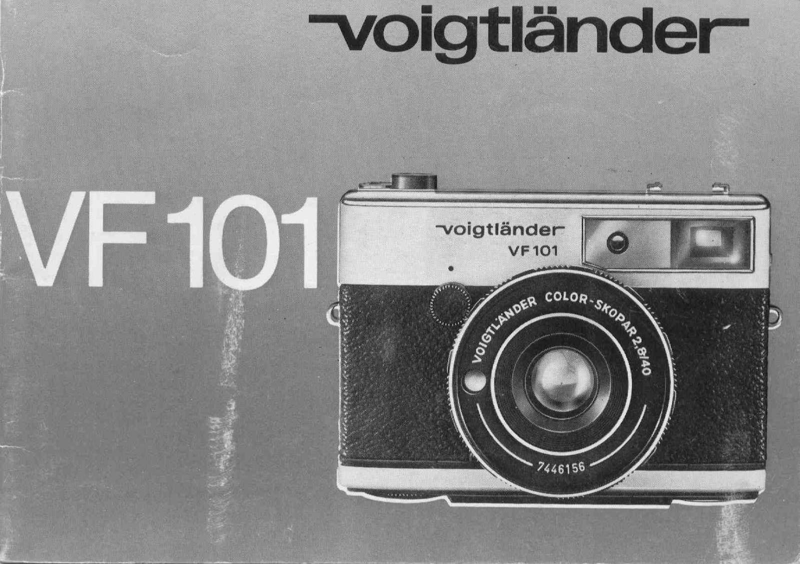 Voigtlander VF-101 Operating Instructions