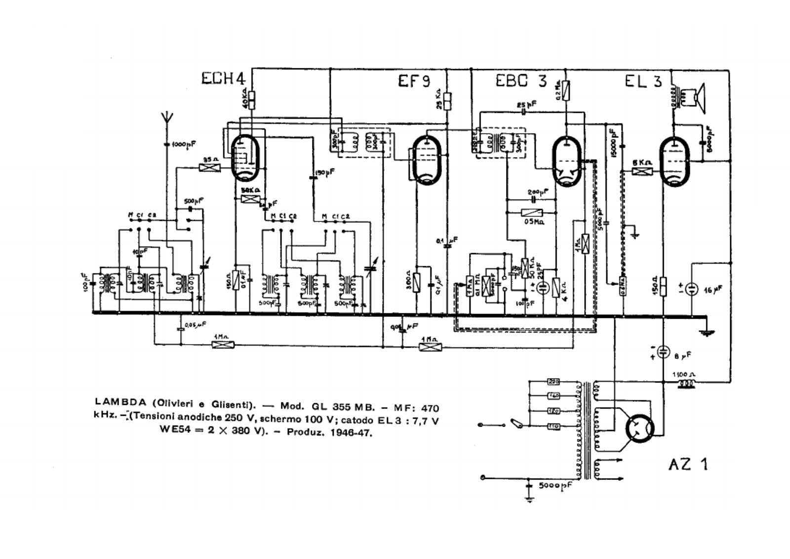 Lambda gl355mb schematic