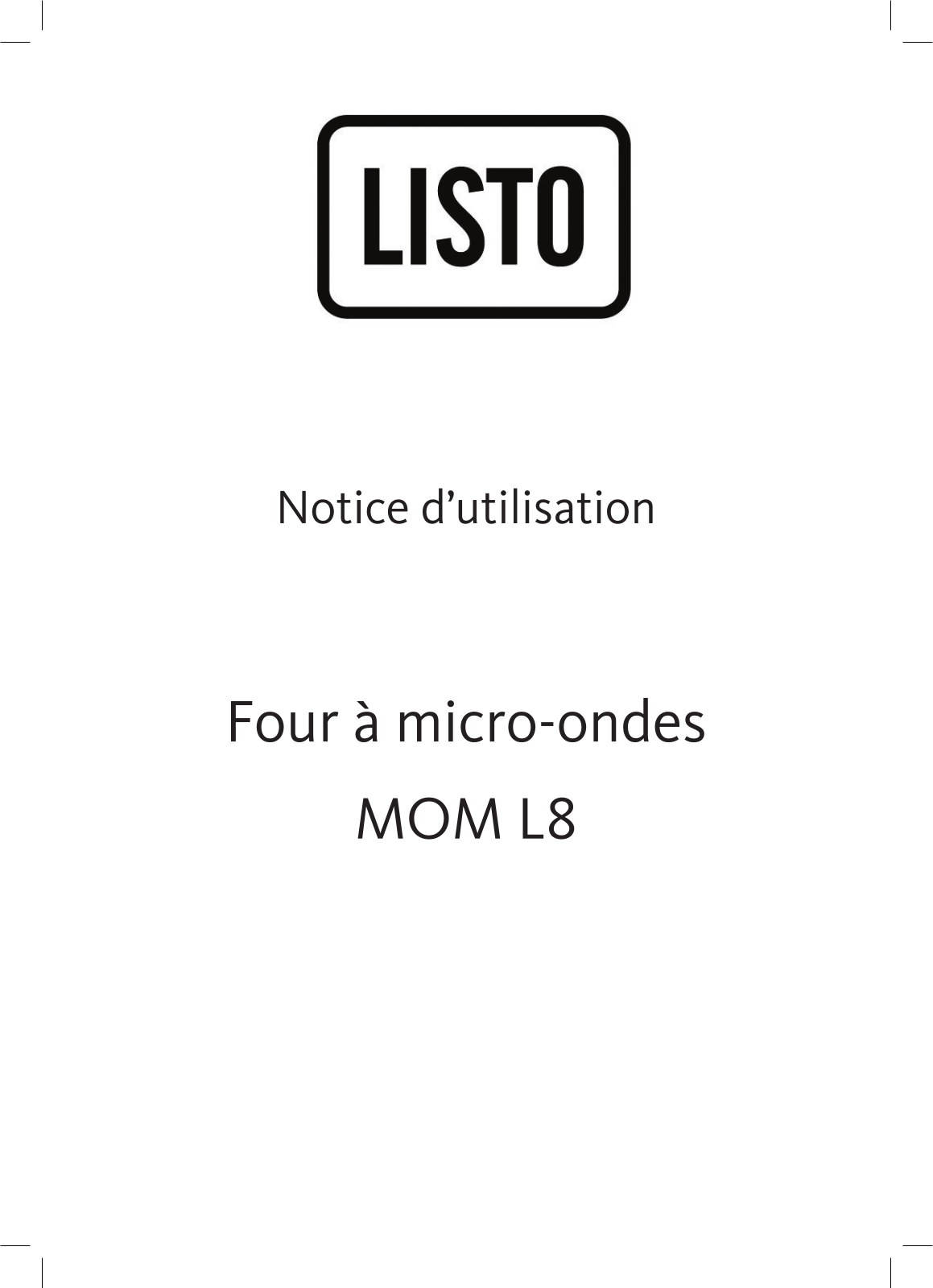 Listo MOM L8 User Manual