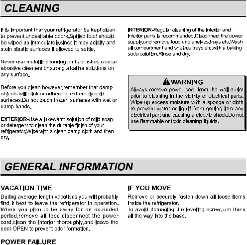 LG GR-161SLQ Owner’s Manual