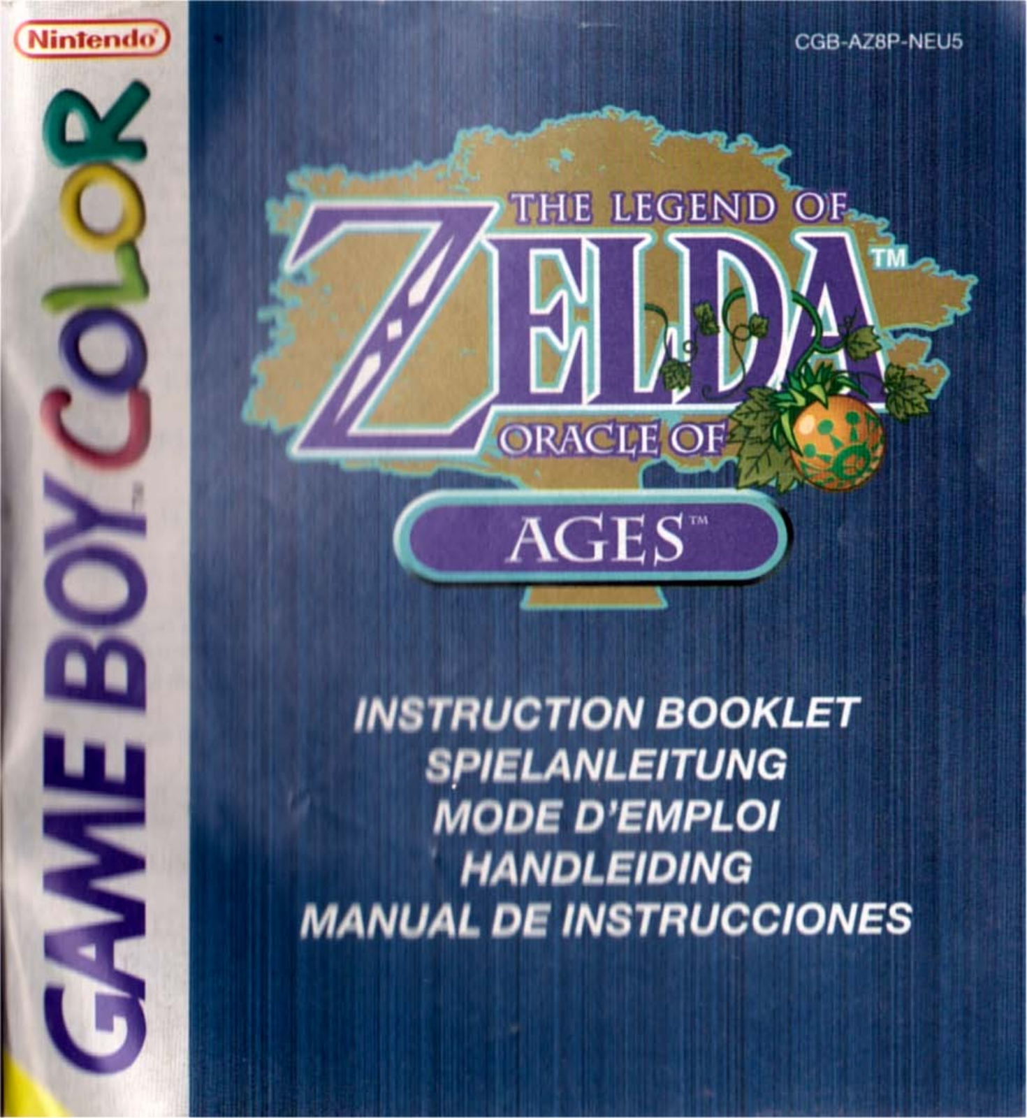 Nintendo Zelda Oracles of Ages Instruction Manual