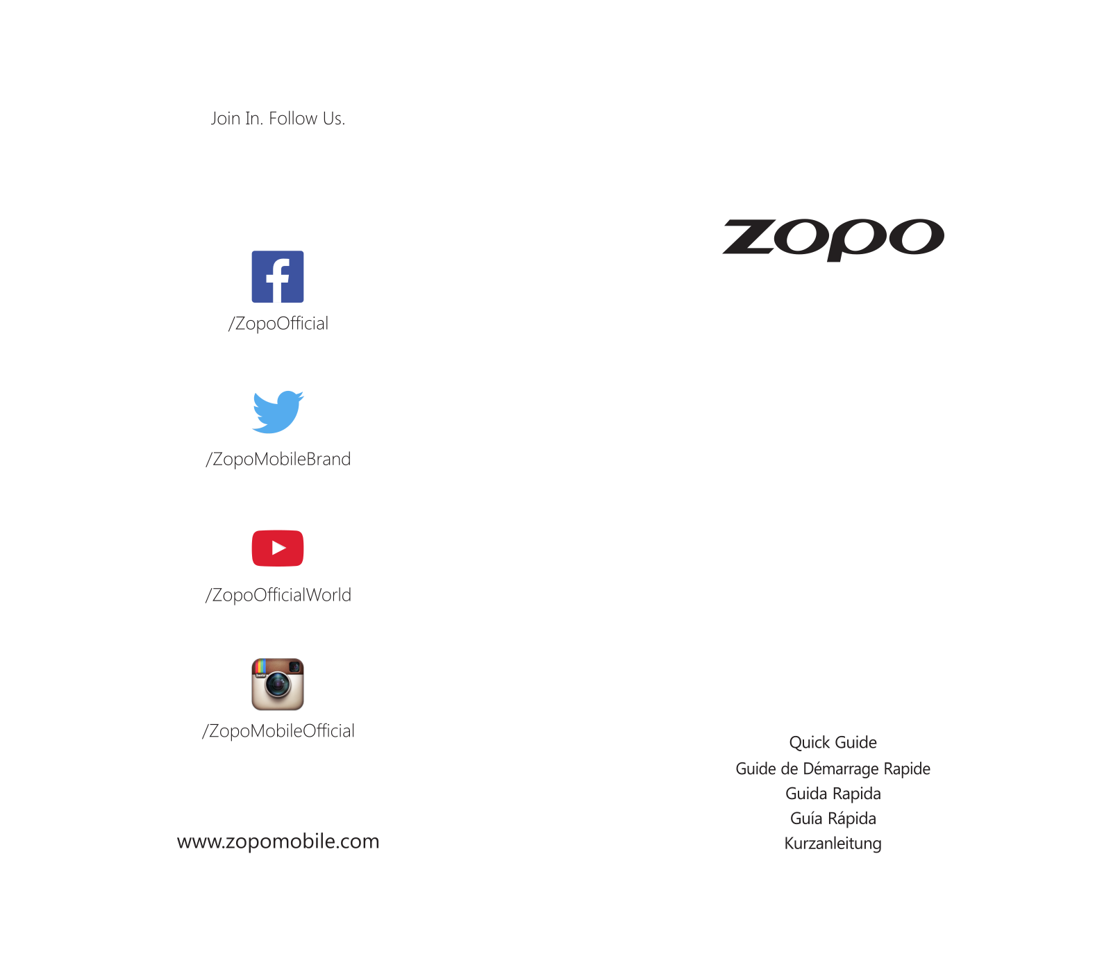 Zopo Color C2 Quick Guide