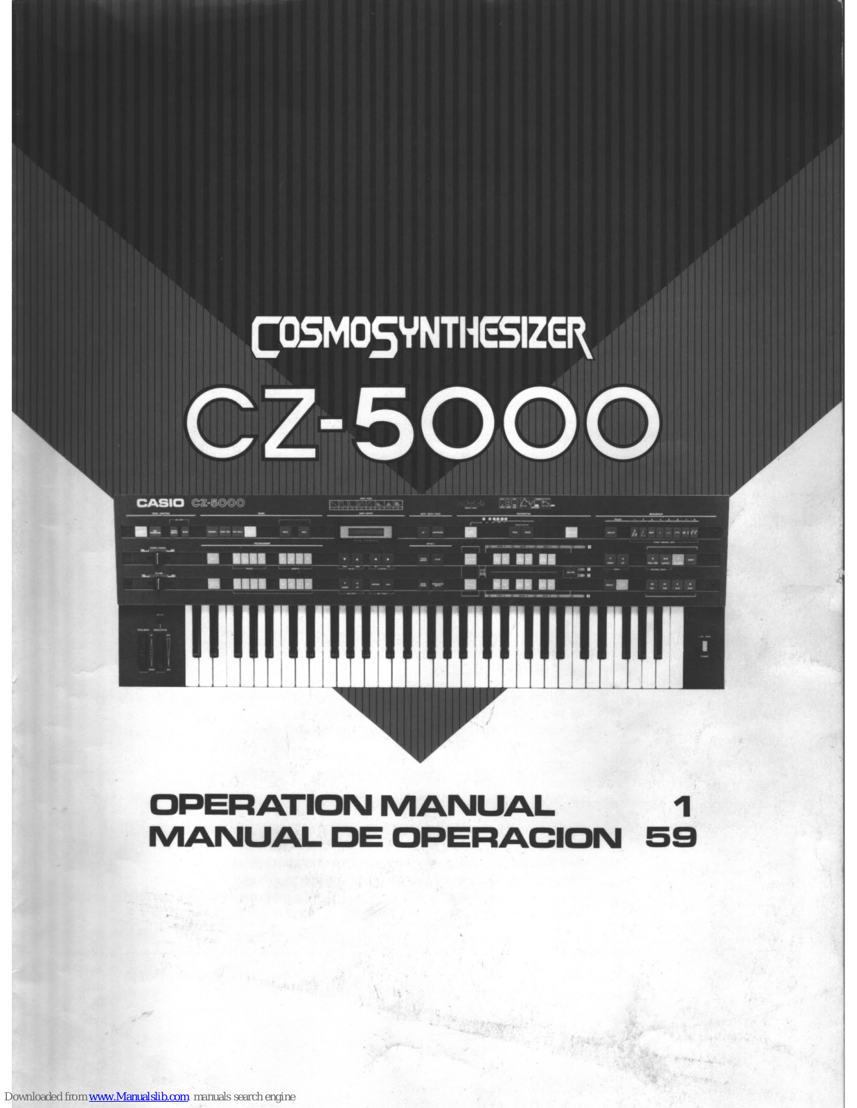 Casio CZ-5000 CosmoSynthesizer Operation Manual