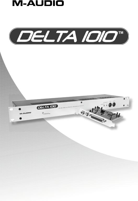 M-Audio DELTA 1010 User Manual