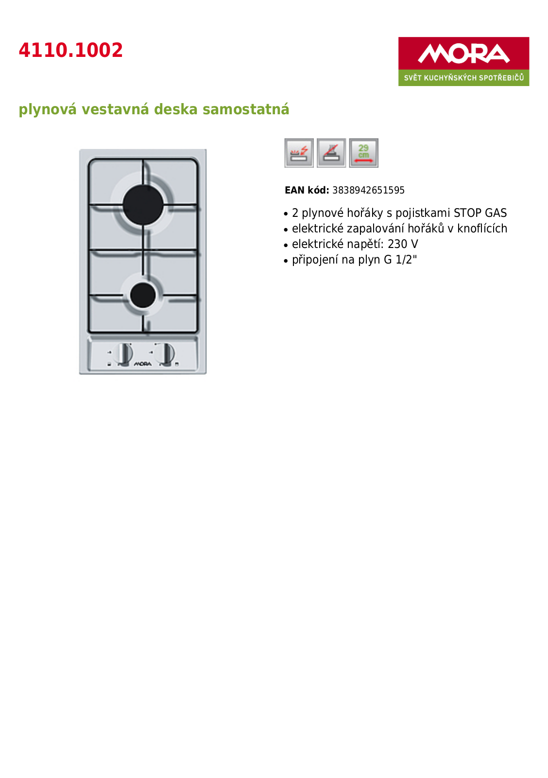 Mora VD 4110.1002 User Manual