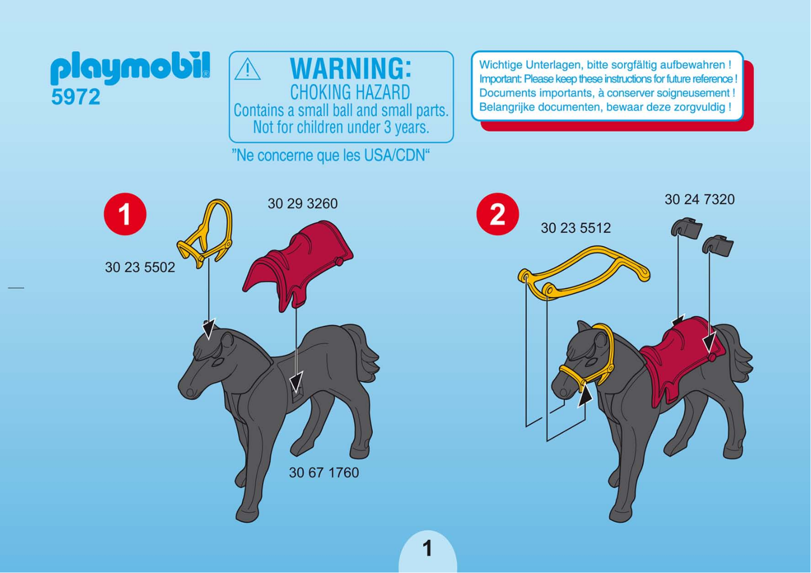 Playmobil 5972 Instructions