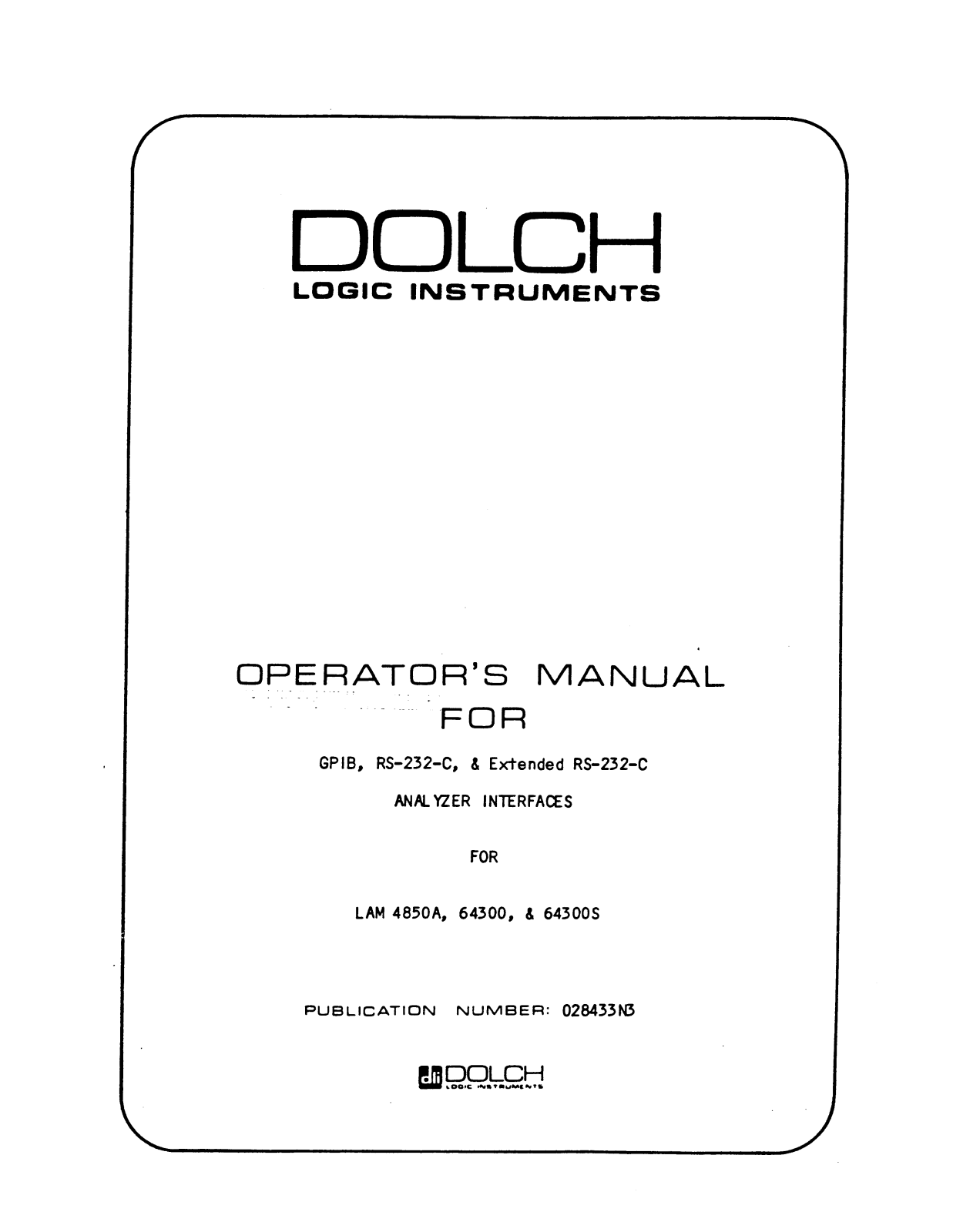 Dolch GRIB, RS-232-C User Manual - ManualMachine.com