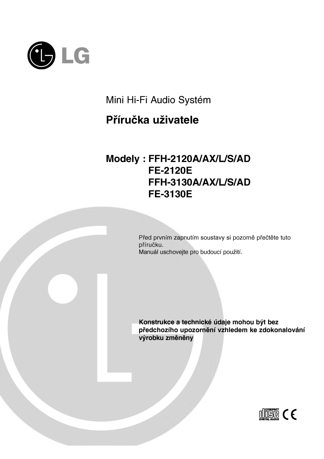 Lg FFH-2120A, FFH-2120AX, FFH-2120L, FFH-2120S, FFH-2120AD User Manual