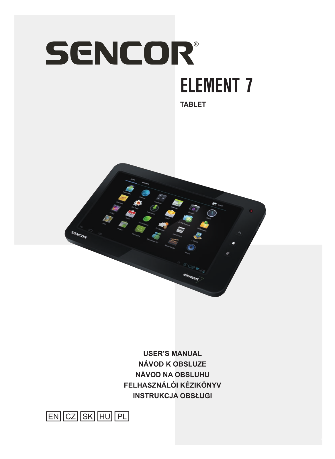 Sencor ELEMENT 7 User Manual