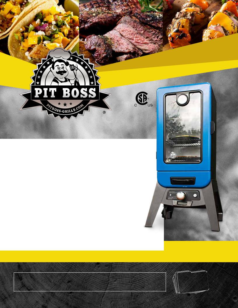 Pit boss PBV3A1 User Manual