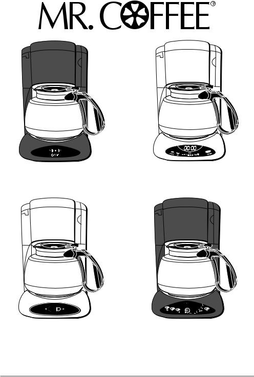 Mr. Coffee NLX33-BLACK, NLX26-Red NL12, NLS12-White User Manual