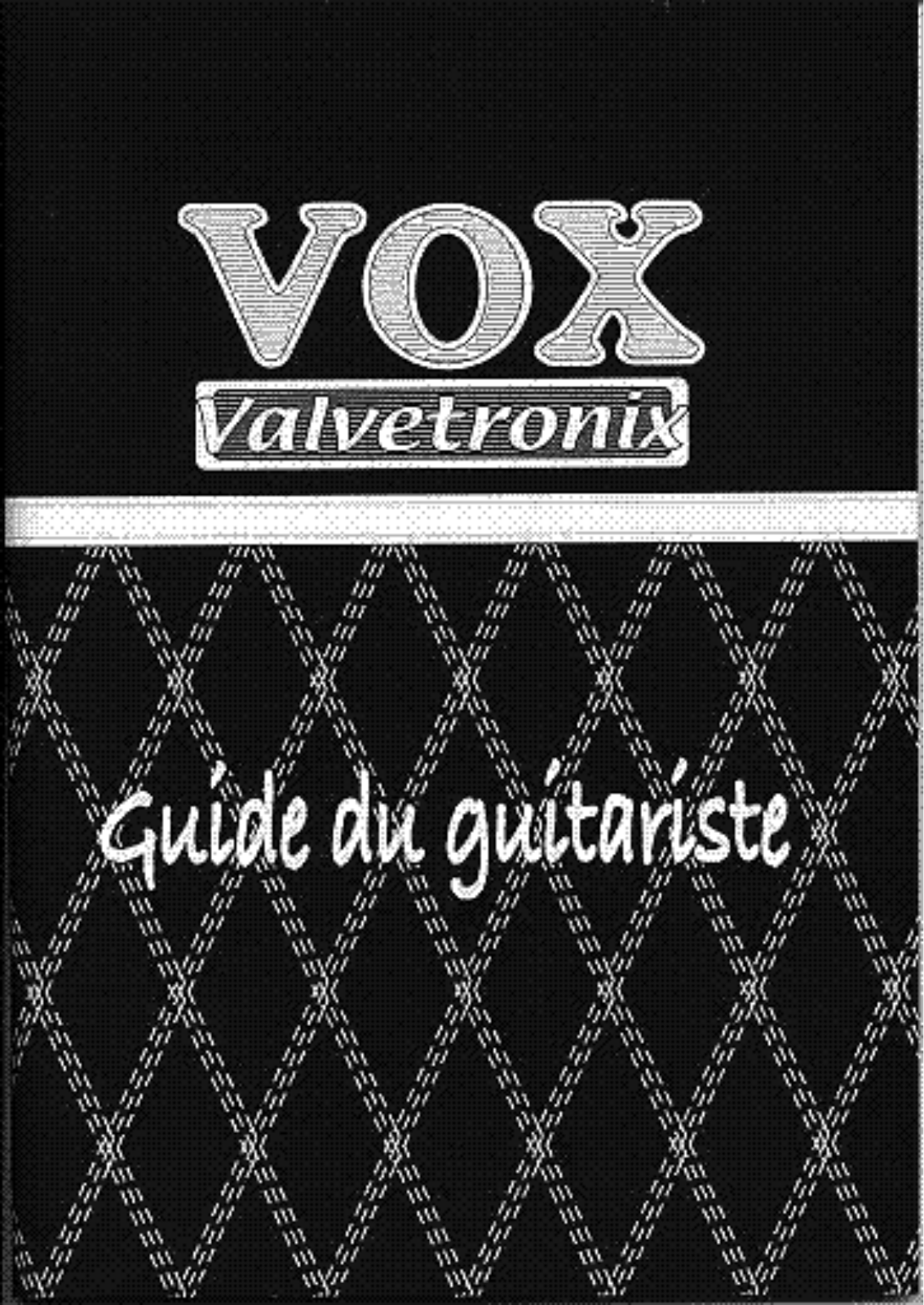 VOX VALVETRONIX User Manual