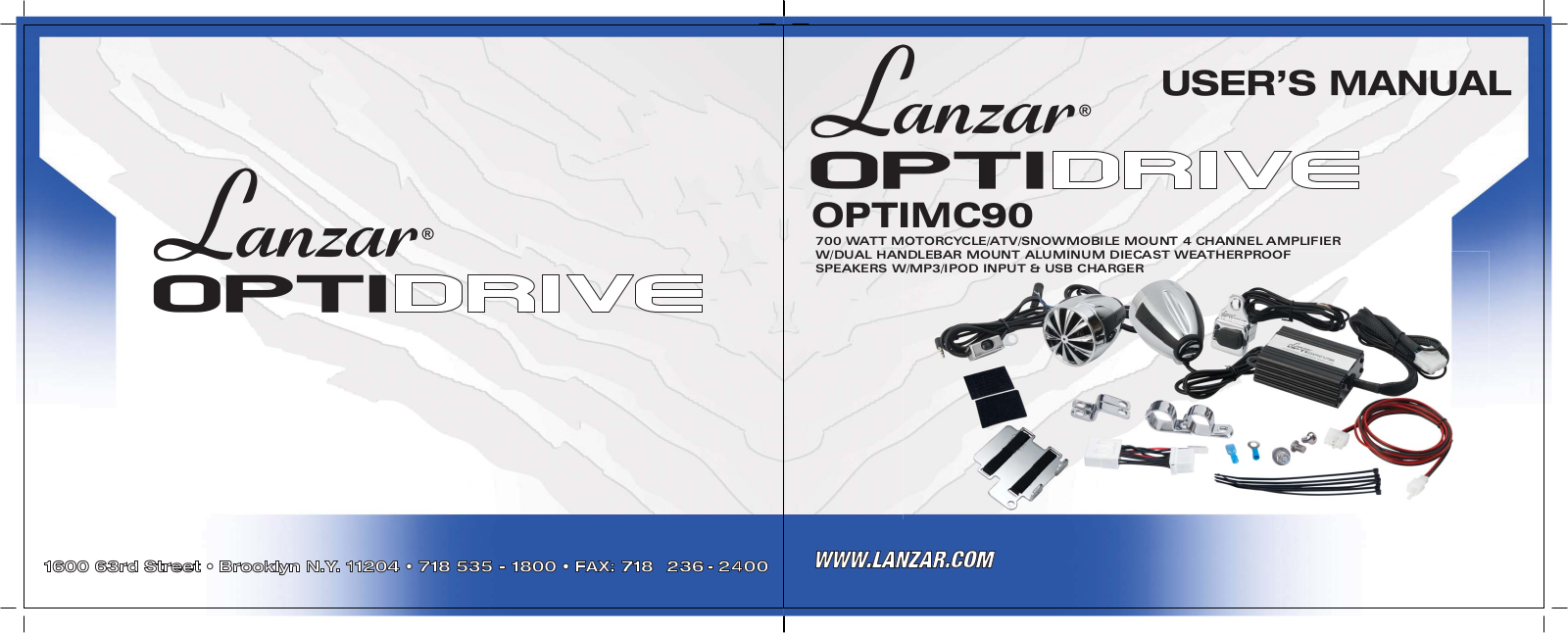 Lanzar Car Audio OPTIMC90 User Manual