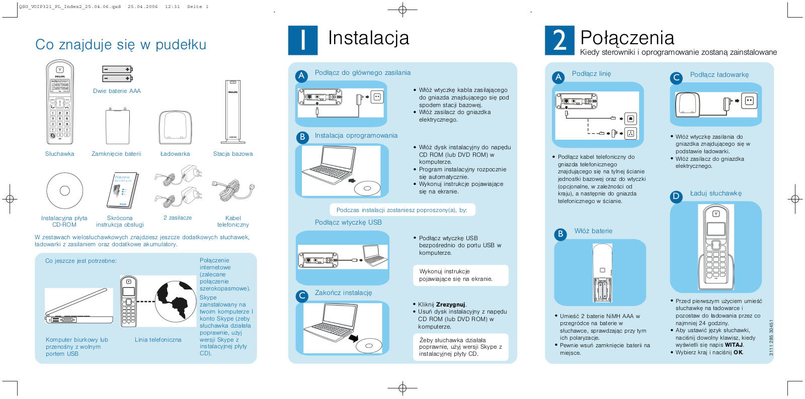 Philips VOIP3211S User Manual