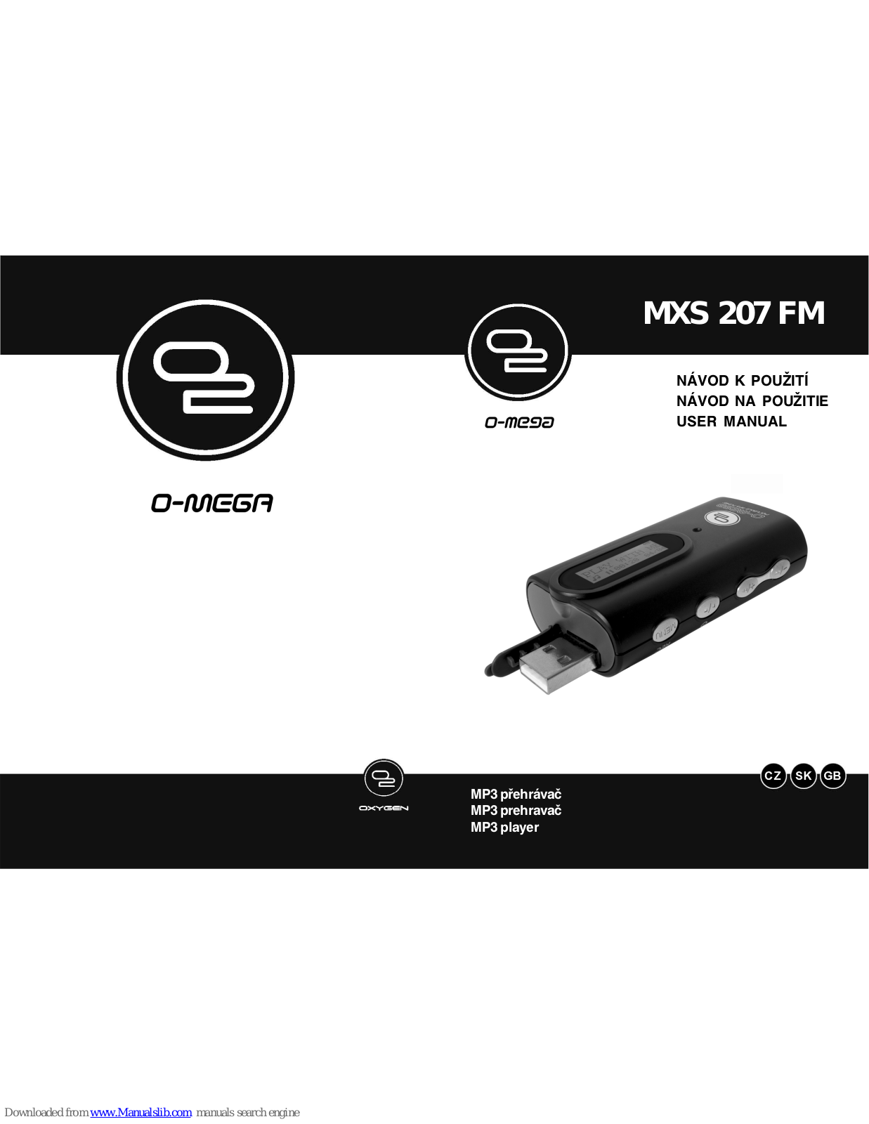 Oxygen MXS 207 FM O-Mega User Manual