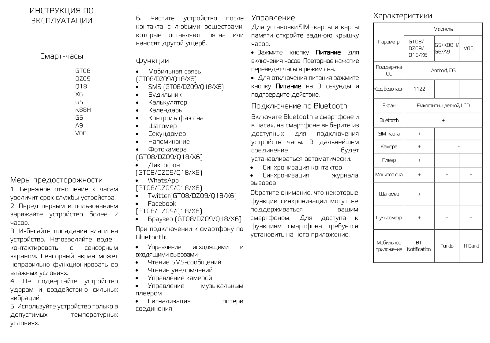 Carcam G6 User Manual